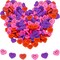 4E’s Novelty Mini Heart Erasers 144 Pack for Kids, Valentines Day Classroom Favors